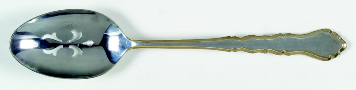 Golden Centennial (Silverplate, 1972) Pierced Tablespoon (Serving Spoon) by International Silver-1