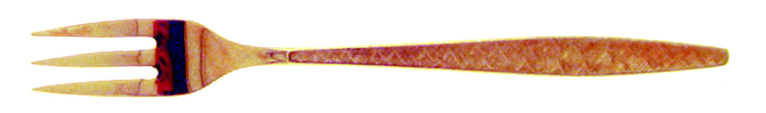 Golden Carino (Gold Electroplate) Cocktail/Seafood Fork by International Silver-1