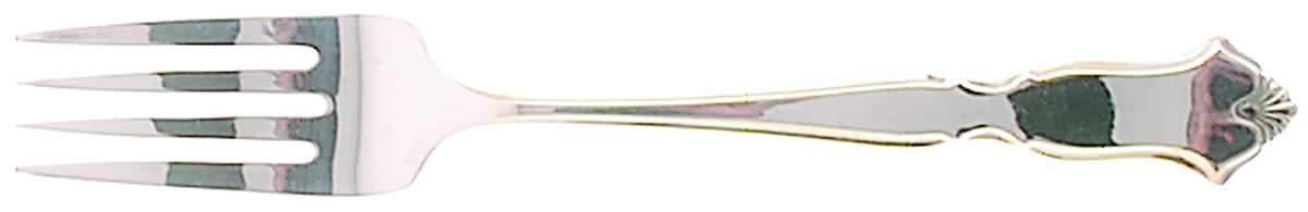 Golden Chadwick (Silverplate, Gold Accent, 1975) Individual Salad Fork by International Silver-1