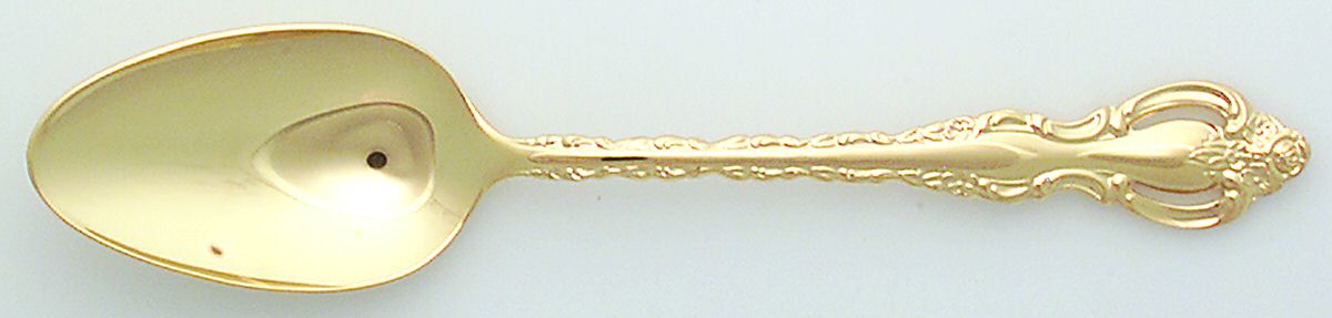 Golden Countess (Gold Electroplate, 1978) Place/Oval Soup Spoon by International Silver-1