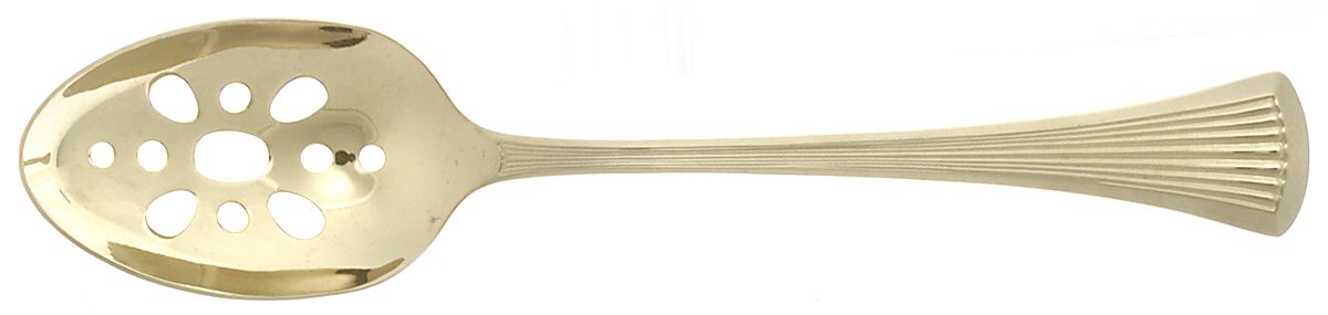 Golden Creation (Gold Electroplate, 1984) Pierced Tablespoon (Serving Spoon) by International Silver-1