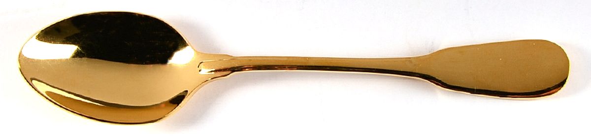 Golden Copley Square (Gold Electroplate) Teaspoon by International Silver-1