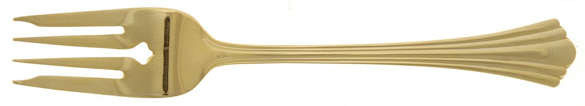 Golden Flair (Gold Electroplate) Individual Salad Fork by International Silver-1