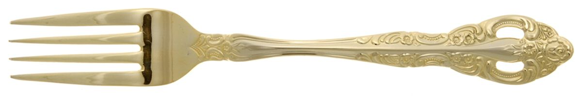 Golden Felice (Gold Electroplate) Fork by International Silver-1