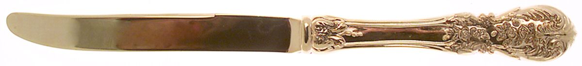 Golden French Rose (Gold Electroplate) Modern Hollow Knife by International Silver-1