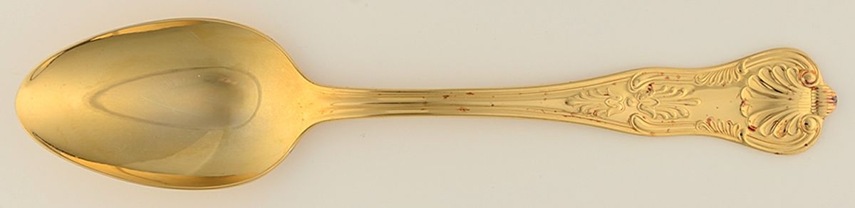 Gold Kings (Gold Electroplate) Tablespoon (Serving Spoon) by International Silver-1