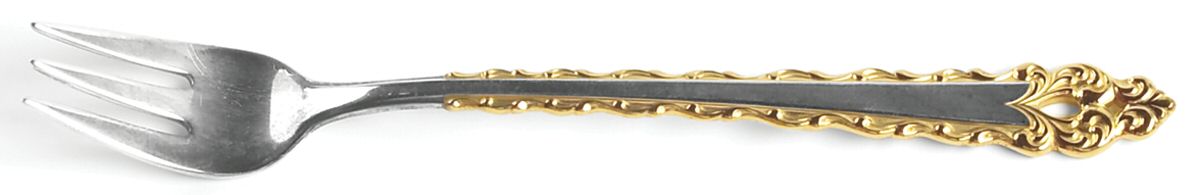 Golden La Strada (Sterling, 1972) Cocktail/Seafood Fork by International Silver-1