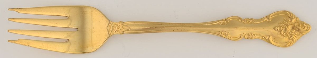 Golden Orleans (Gold Electroplate, 1981) Individual Salad Fork by International Silver-1