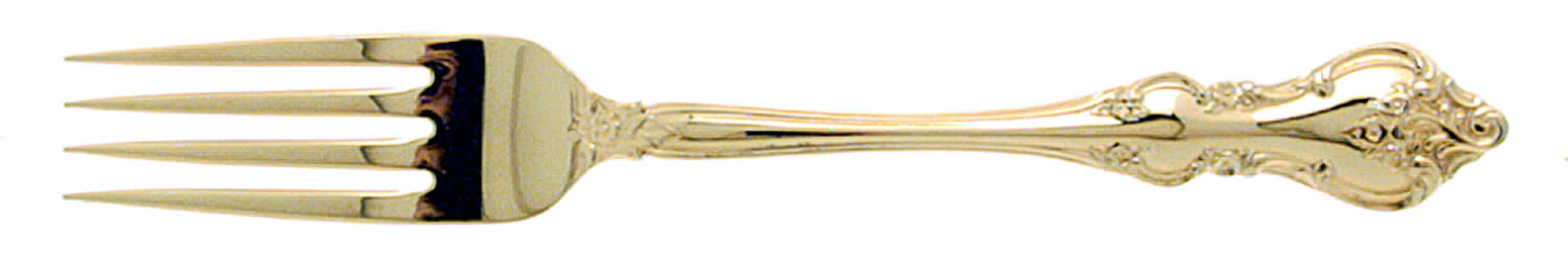 Golden Orleans (Gold Electroplate, 1981) Fork by International Silver-1