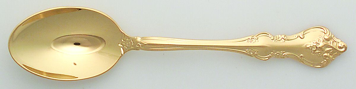 Golden Orleans (Gold Electroplate, 1981) Place/Oval Soup Spoon by International Silver-1