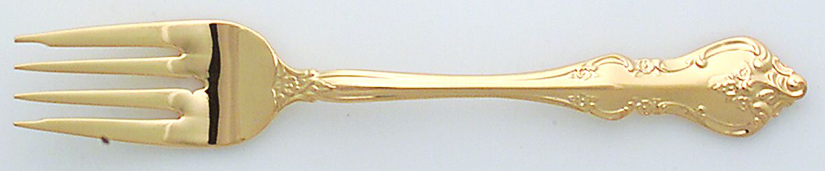 Golden Orleans (Gold Electroplate, 1981) Individual Salad Fork by International Silver-1