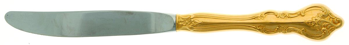 Golden Orleans (Gold Electroplate, 1981) Modern Hollow Knife by International Silver-1