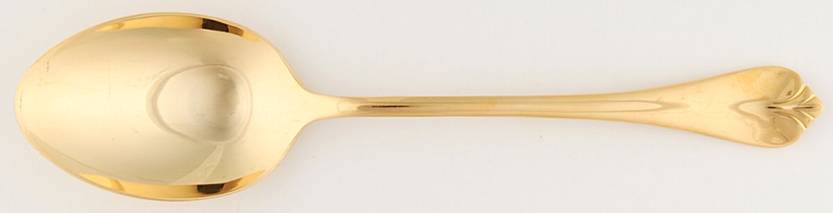 Golden Park Hill (Gold Electroplate, 1985) Tablespoon (Serving Spoon) by International Silver-1