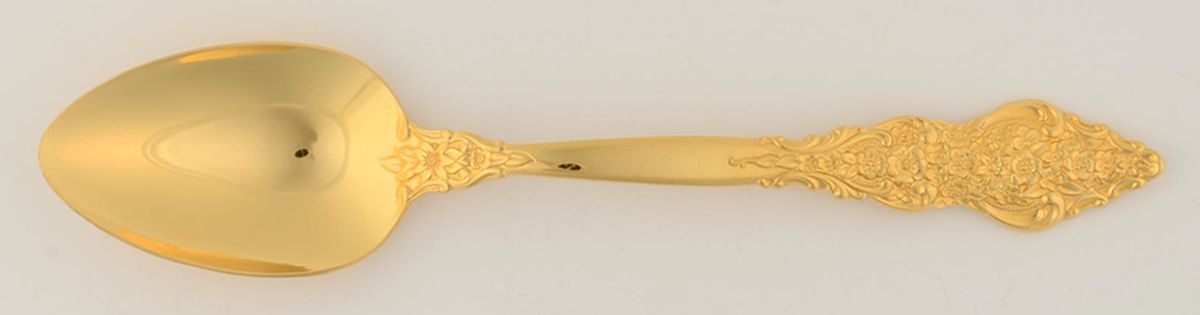 Golden Renaissance (Gold Electroplate) Tablespoon (Serving Spoon) by International Silver-1