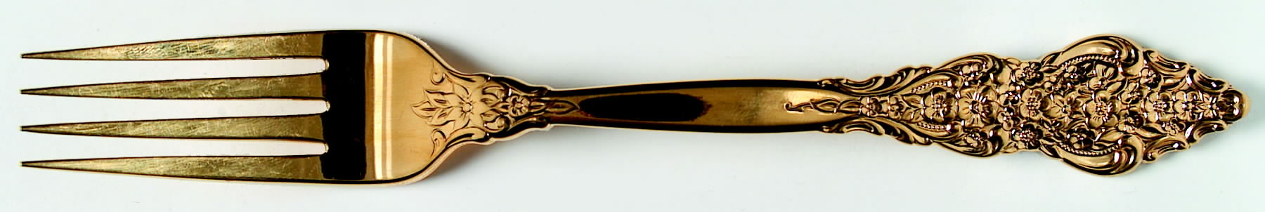 Golden Renaissance (Gold Electroplate) Fork by International Silver-1