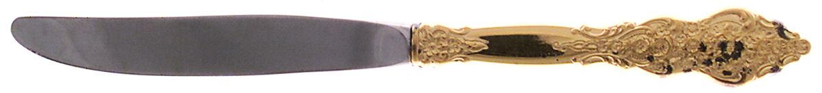 Golden Renaissance (Gold Electroplate) Modern Hollow Knife by International Silver-1