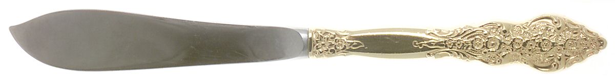 Golden Renaissance (Gold Electroplate) Hollow Handle Master Butter Knife by International Silver-1
