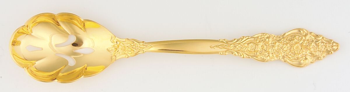 Golden Renaissance (Gold Electroplate) Relish Spoon by International Silver-1