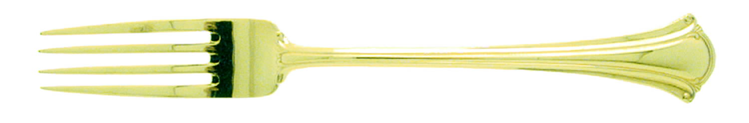 Gold Resplendence (Gold Electroplate, 1984) Fork by International Silver-1