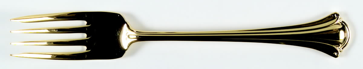 Gold Resplendence (Gold Electroplate, 1984) Individual Salad Fork by International Silver-1
