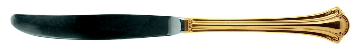 Gold Resplendence (Gold Electroplate, 1984) Modern Hollow Knife by International Silver-1