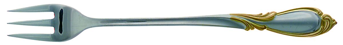 Golden Rhapsody, New (Sterling, 1957) Cocktail/Seafood Fork by International Silver-1