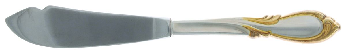 Golden Rhapsody, New (Sterling, 1957) Hollow Handle Master Butter Knife by International Silver-1