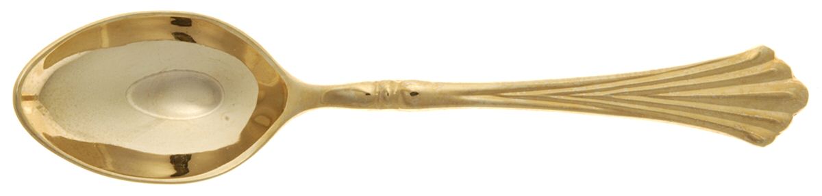 Golden Royal Plume (Gold Electroplate) Place/Oval Soup Spoon by International Silver-1