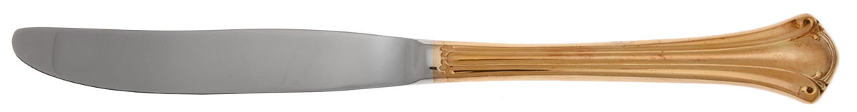 Golden Serenity (Gold Electroplate) Modern Hollow Knife by International Silver-1