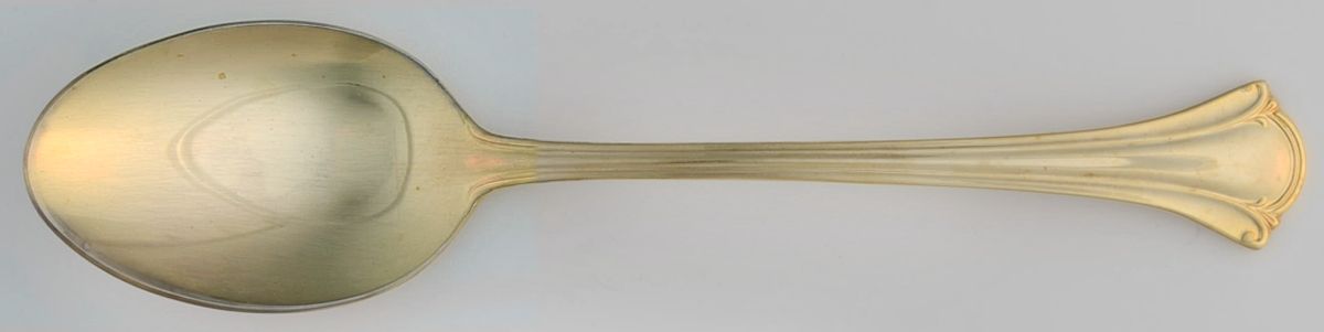 Golden Serenity (Gold Electroplate) Tablespoon (Serving Spoon) by International Silver-1