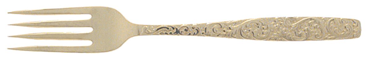Golden Scroll-Americana Golden Heritage Fork by International Silver-1