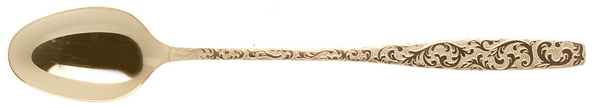 Golden Scroll-Americana Golden Heritage Iced Tea Spoon by International Silver-1