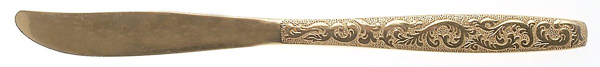 Golden Scroll-Americana Golden Heritage Modern Solid Knife by International Silver-1