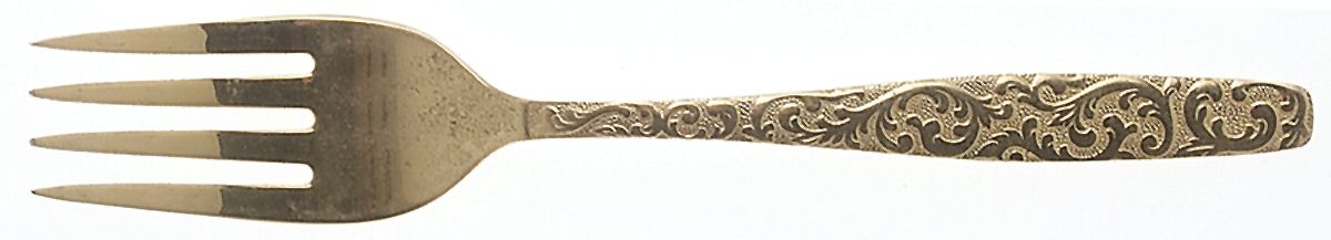Golden Scroll-Americana Golden Heritage Individual Salad Fork by International Silver-1