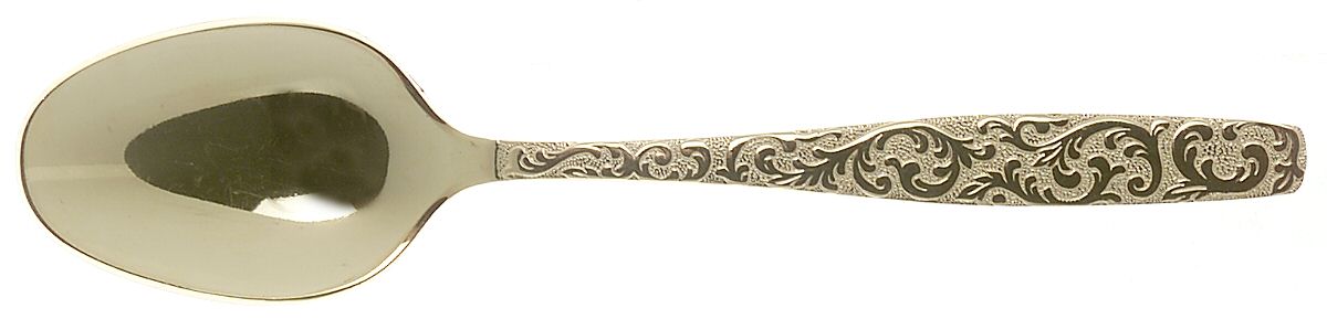 Golden Scroll-Americana Golden Heritage Teaspoon by International Silver-1