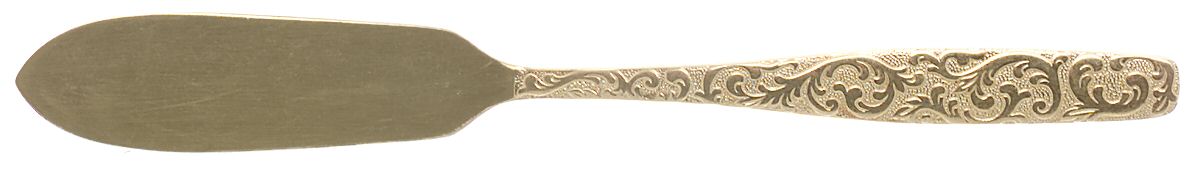 Golden Scroll-Americana Golden Heritage Flat Handle Master Butter Knife by International Silver-1