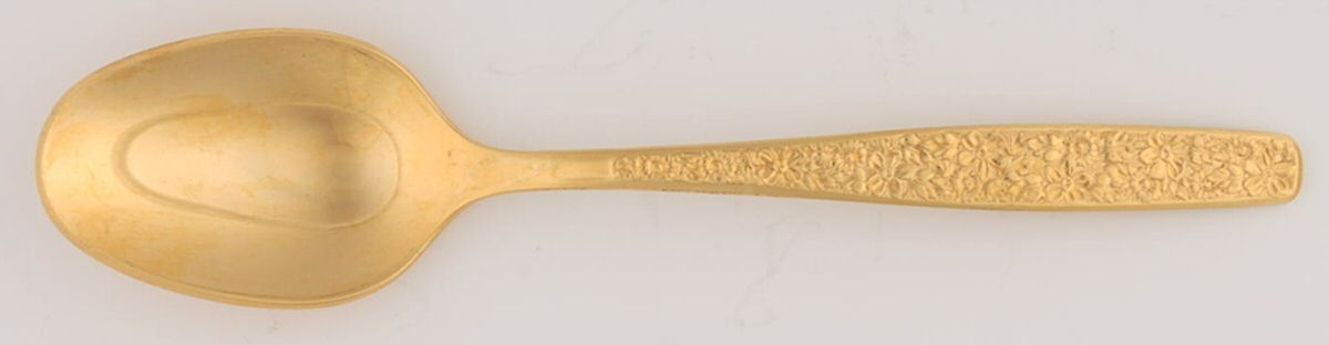 Golden Spring Garden (Gold Electroplate) Teaspoon by International Silver-1