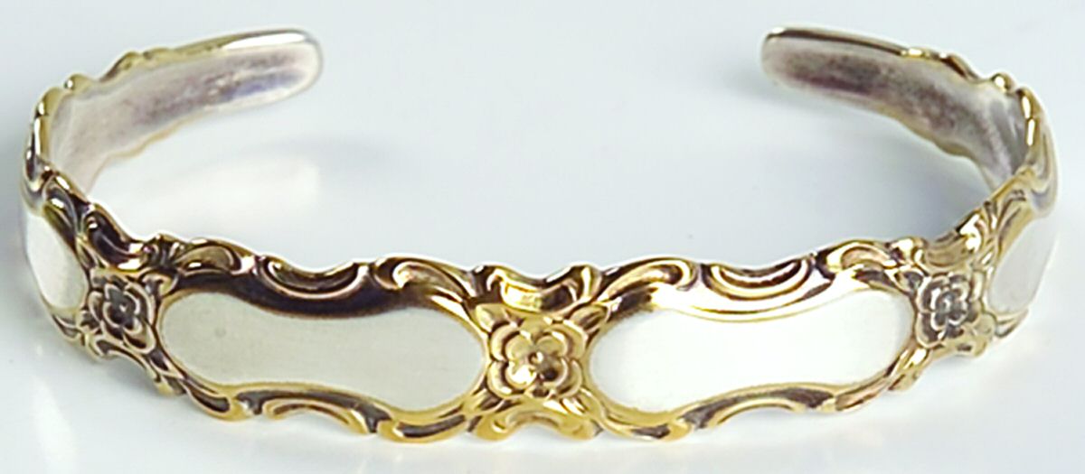 Golden Trianon (Sterling, 1975) Sterling Bracelet by International Silver-1