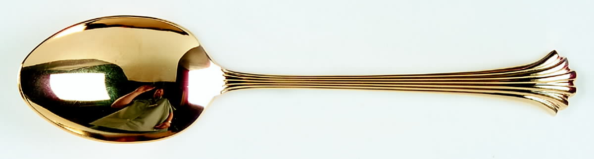 Golden Tiara (Gold Electroplate, 1985) Tablespoon (Serving Spoon) by International Silver-1