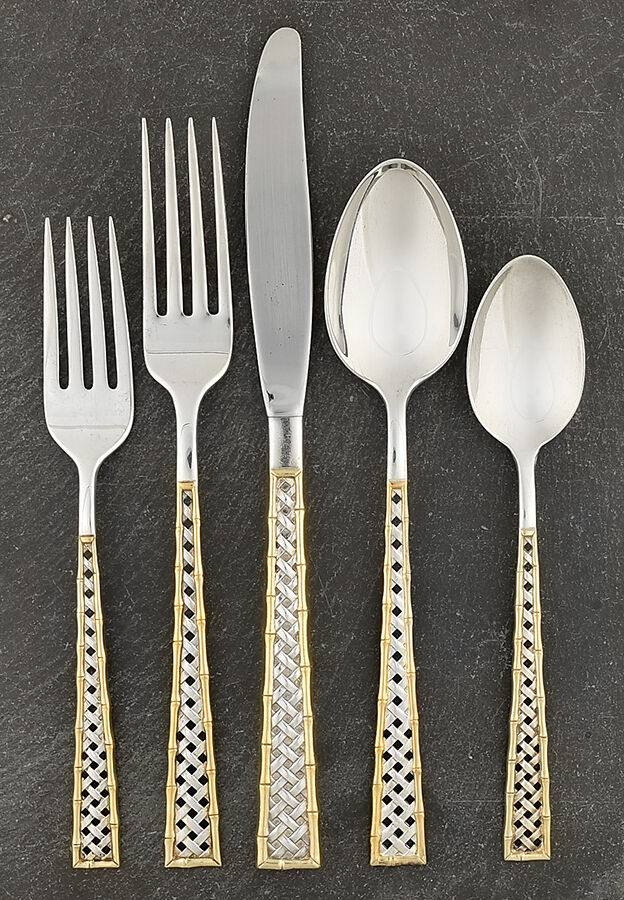 Golden Tradewinds (Sterling, 1975) 40 Piece Estate Set by International Silver-1