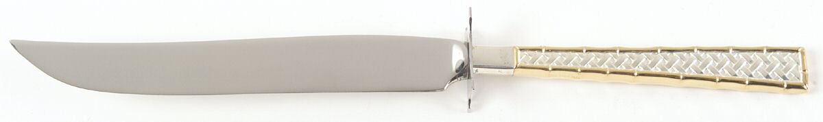Golden Tradewinds (Sterling, 1975) Small Steak Carving Knife with Stainless Blade by International Silver-1