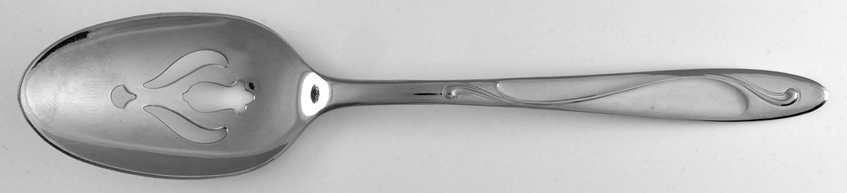 Gracious (Stainless) Pierced Tablespoon (Serving Spoon) by International Silver-1