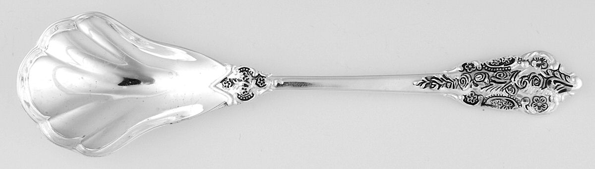 Grand Antique (Silverplate, 1995) Sugar Shell Spoon by International Silver-1