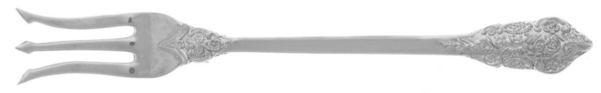 Grand Antique (Silverplate, 1995) Short Handle Pickle/Olive Fork by International Silver-1