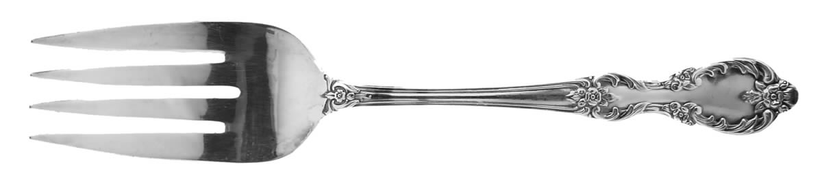Grand Elegance (Silverplate, 1959) Medium Solid Cold Meat Serving Fork by International Silver-1