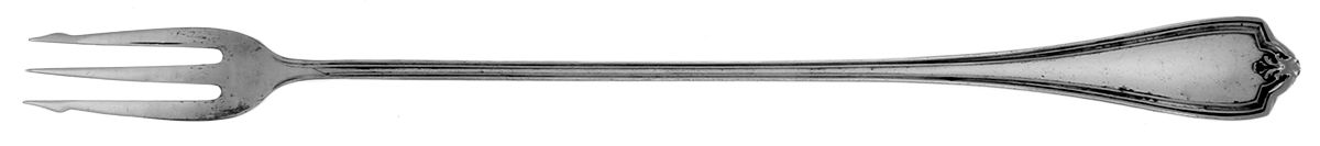 Grecian-New Grecian (Silverplate, 1913) Long Handle Pickle/Olive Fork by International Silver-1