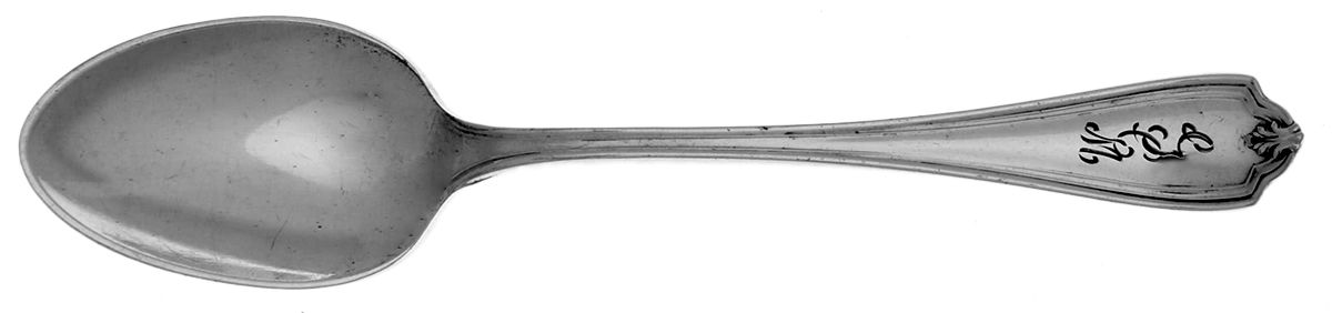Grecian-New Grecian (Silverplate, 1913) Monogram Demitasse Spoon by International Silver-1
