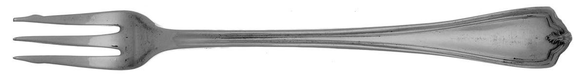 Grecian-New Grecian (Silverplate, 1913) Cocktail/Seafood Fork by International Silver-1