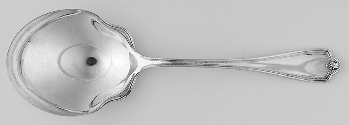 Grecian-New Grecian (Silverplate, 1913) Solid Smooth Casserole Spoon by International Silver-1