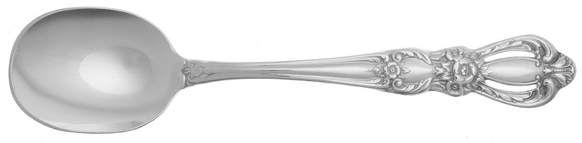 Grand Heritage (Silverplate, 1968) Round Bowl Soup Spoon (Cream Soup) HC by International Silver-1